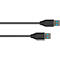 USB 3.2 Anschlusskabel Good Connections, USB-A an USB-A, bis 10 Gbit/s, Länge 1 m, schwarz
