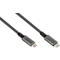USB 4.0 Lade/-Datenkabel Good Connections, USB-C an USB-C, Leistung 100 W, bis 20 Gbit/s, Länge 1,8 m, schwarz