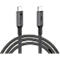 USB 4.0 Lade/-Datenkabel Good Connections, USB-C an USB-C, Leistung 240 W, bis 40 Gbit/s, Länge 1,8 m, schwarz