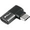 USB 4.0 Winkeladapter Good Connections, USB-C an USB-C, Leistung 240 W, bis 40 Gbit/s, bis 8K, links & rechts einsteckbar, Aluminium, anthrazit
