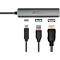 USB-C Hub Good Connections, 3er-Port mit 1 x HDMI, 1 x USB-C, 1 x USB 3.0 A, anthrazit