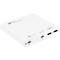 USB-Desktop-Schnellladestation Good Connections, mit GaN-Technologie, 4er-Port, 2 x USB-C + 2 x USB-A, Leistung 120 W, weiß