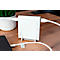 USB-Desktop-Schnellladestation Good Connections, mit GaN-Technologie, 4er-Port, 2 x USB-C + 2 x USB-A, Leistung 120 W, weiß