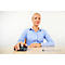 USB muis BakkerElkhuizen HandShoeMouse Wireless, 1500 dpi, 2 knoppen + scrollwiel, USB 2.0, voor rechtshandig gebruik, maat S