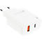 USB-Schnellladegerät Good Connections, 2er-Port mit 1 x USB-A + 1 x USB-C, Leistung 20 W, weiß