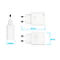 USB-Schnellladegerät Good Connections, 2er-Port mit 1 x USB-A + 1 x USB-C, Leistung 20 W, weiß