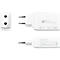 USB-Schnellladegerät Good Connections, mit GaN-Technologie, 3er-Port mit 2 x USB-C + 1 x USB-A, Leistung 65 W, weiß