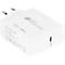 USB snellader Good Connections, met GaN-technologie, 1 poort met 1 x USB-C, vermogen 140 W, incl. laadkabel, wit