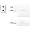 USB snellader Good Connections, met GaN-technologie, 2-poorts met 2 x USB-C, vermogen 140 W, incl. laadkabel, wit
