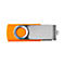 USB-Stick, 4GB, Orange, Standard, Auswahl Werbeanbringung optional