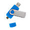 USB-stick C5, met 1 x USB 3.0 &amp; 1 x USB type-C, tot 4,8 GB/s, duplexibel, opslagcapaciteit 16 GB, blauw