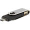 USB-Stick C5, mit 1 x USB 3.0 & 1 x USB Typ-C, bis zu 4,8 GB/s, duplexfähig, Speicherkapazität 16 GB, schwarz