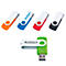 USB-Stick, Hellblau, Standard, Auswahl Werbeanbringung optional