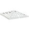 V-Part Couvercle pour corbeille à papier cendrier Pyramide, ouvert, forme pyramidale, inox, L 365 x P 345 x H 95 mm, argent