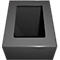 V-Part Couvercle pour système de tri des déchets modulaire 60 L, acier peint par poudrage, L 255 x P 330 x H 20 mm, gris foncé