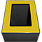 V-Part Couvercle pour système modulaire de tri des déchets 60 L, acier peint époxy, L 255 x P 330 x H 20 mm, jaune