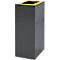 V-Part Couvercle pour système modulaire de tri des déchets 60 L, acier peint époxy, L 255 x P 330 x H 20 mm, jaune
