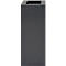 V-Part deksel voor modulair afvalscheidingssysteem 60 L, staal met poedercoating, B 255 x D 330 x H 20 mm, donkergrijs