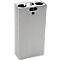 V-Part Demi-intérieur &amp; collecteur de gobelets, pour poubelle Carro 55 L, 3 ouvertures d'introduction, L 140 x P 285 x H 564 mm, aluminium argenté
