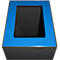 V-Part modulair afvalscheidingssysteem, 60 liter, staal met poedercoating, B 263 x D 335 x H 700 mm, donkergrijs