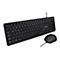 V7 CKU350DE - Tastatur-und-Maus-Set - USB - QWERTZ - Deutsch - Schwarz