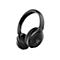 Schwarzer Over-Ear-Kopfhörer mit Logo, vor weißem Hintergrund.