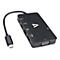 V7 V7UC-U3CRJ45HDVG-BLK - Dockingstation - USB-C - VGA, HDMI - 1GbE