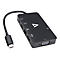 V7 V7UC-U3CRJ45HDVG-BLK - Dockingstation - USB-C - VGA, HDMI - 1GbE