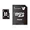 V7 VAMSDH4GCL4R-2E - Flash-Speicherkarte (microSDHC/SD-Adapter inbegriffen) - 4 GB - Class 4 - microSDHC - Schwarz