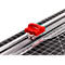Vantage 40001 rolsnijmachine, tot A4, tot 8 vel, snijafmetingen L 300 x H 0,8 mm, liniaal, hoek- en rasterlijnen, zwart-rood