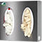 VAR Wanddispenser, voor dozen met handschoenen en handdoeken, uitvoering 2-voudig