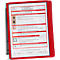 VARIO® WALL 5 wandhouder-set incl. displaysystemen, rood