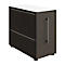 Vast ladeblok SOLUS PLAY, met uittrekcompartiment, aanbouw links, diepte 400 mm, moeraseik