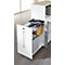 Vast ladeblok SOLUS PLAY, met uittrekcompartiment, aanbouw links, diepte 400 mm, wit