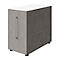 Vast ladeblok SOLUS PLAY, met uittrekcompartiment, aanbouw rechts, diepte 400 mm, ceramic grey