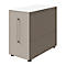 Vast ladeblok SOLUS PLAY, met uittrekcompartiment, aanbouw rechts, diepte 400 mm, stone grey