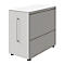 Vast ladeblok SOLUS PLAY, met uittrekcompartiment, aanbouw rechts, diepte 400 mm, wit