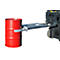 Vatengrijper BAUER FK-I, staal, 500 kg draagvermogen, voor 200 l vaten, B 1285 x D 600 x H 165 mm, gegalvaniseerd