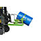 Vatenkantelaar BAUER FD-H met hefcilinder, staal, B 1000 x D 1245 x H 475 mm, groen
