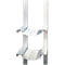 Vatenstelling, voor opslag van gevaarlijke stoffen Safe Master, 2 x 50 of 60 L vaten, halve breedte
