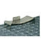 Vatsteunen hoog voor CEMO vatenrek type 360 of 540, gegalvaniseerd staal, voor 60 l vat, 3 stuks