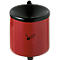 Veiligheidsasbak, H 145 x ø 150 mm, rood