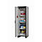 Veiligheidskast type 30 asecos Q-CLASSIC-30, scharnierende deur, links scharnier, front asecos zilver, B 564 x D 620 x H 1947 mm