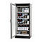 Veiligheidskast type 30 asecos Q-DISPLAY-30, scharnierende deur met glasuitsparing, links scharnier, voorzijde in verkeersrood, B 864 x D 620 x H 1947 mm