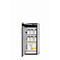 Veiligheidskast type 90 asecos S-CLASSIC-90, scharnierende deur, links scharnier, front lichtgrijs, B 596 x D 616 x H 1298 mm