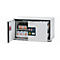 Veiligheidskast type 90 asecos UB-ST-90, 1 lade, 1 draaideur, links scharnierend, front lichtgrijs, B 1102 x D 574 x H 600 mm