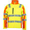 Veiligheidskleding-softshell jack "Tom", geel/oranje, L