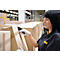 Veiligheidsmes Martor Secupro Merak, ergonomisch, veiligheidsknop, met bevestigingslus, L 128 x B 18 x H 50 mm, staal/GRP, blauw-zwart