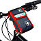 Velo® fietstas, met vulling naar behoefte, 2 rekbare lusbanden, B 115 x D 40 x H 170 mm, nylon, blauw-rood