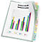 Veloflex transparante hoesjes met blanco tabbladen, A4, PP-folie, 10 stuks